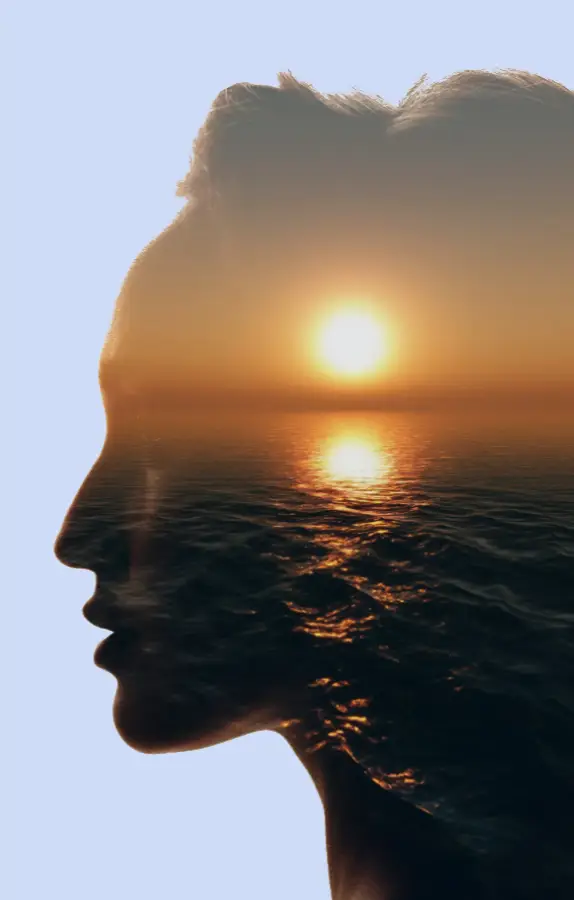 Woman enjoying hypnotherapy visualisation